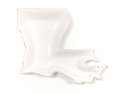Louisiana Shaped Tidbit Dish