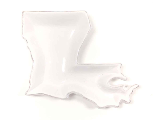 Louisiana Shaped Tidbit Dish
