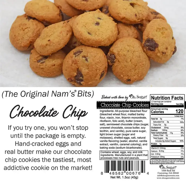 Chocolate Chip Cooke Bag- You Deserve