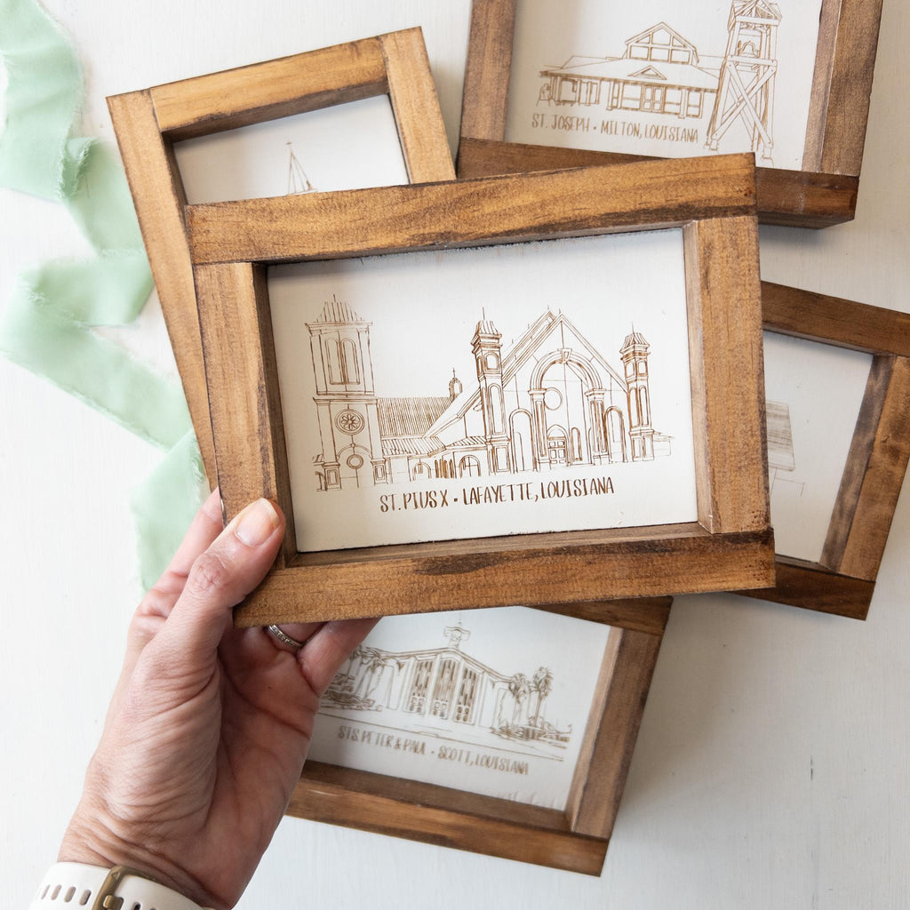 Little Churches, Mini Parish {framed}