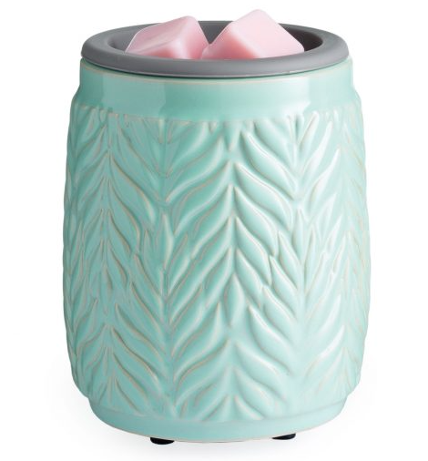 Wax Warmer w/Flip Dish, Mint Leaf