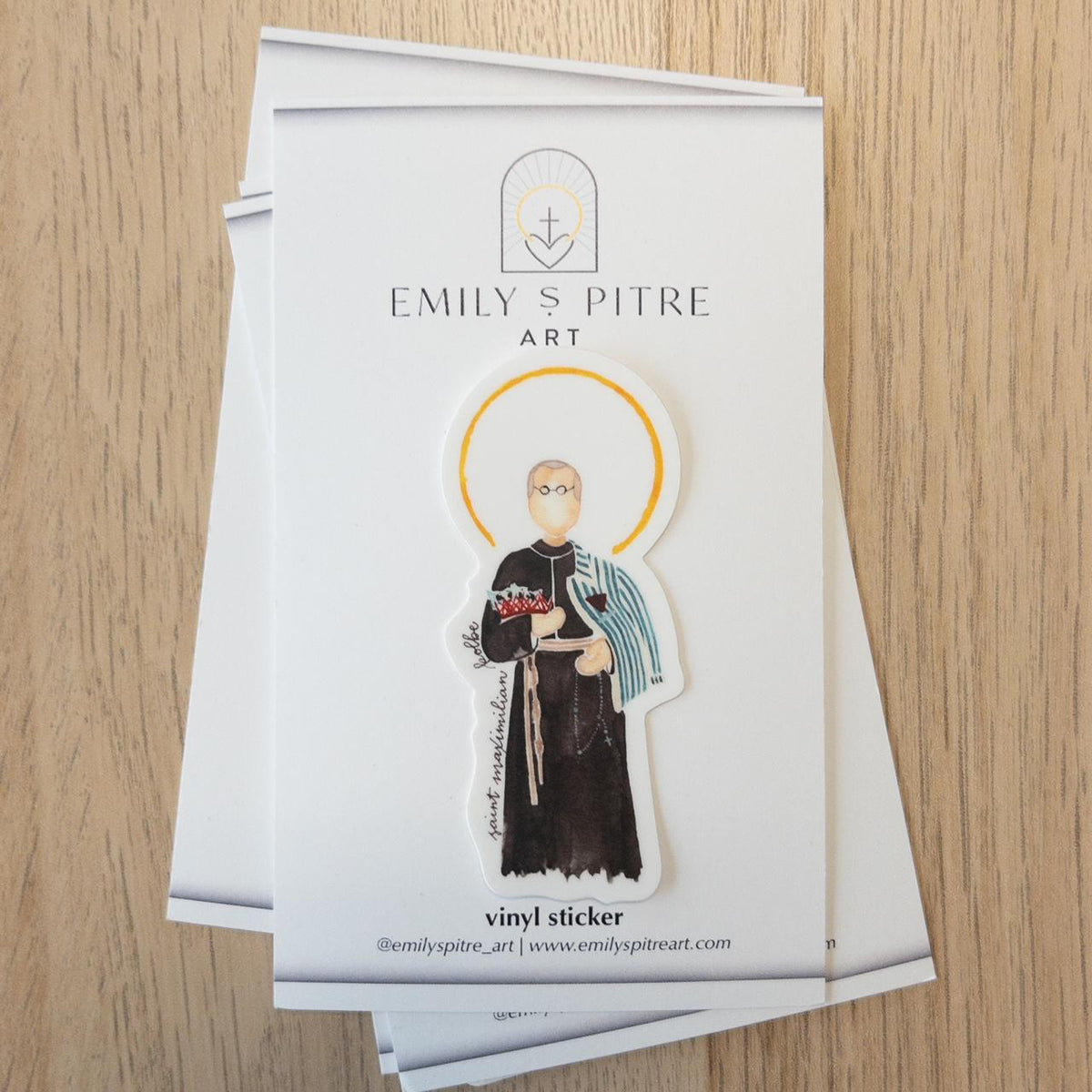 St. Maximillian Kolbe Sticker