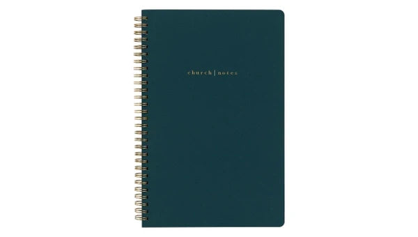 Church Notes Navy Notebook