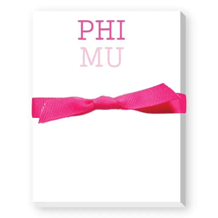 Mini PHI MU Notepad