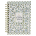 Journal Spiral Blue Floral Strength And Dignity Prov. 31:25