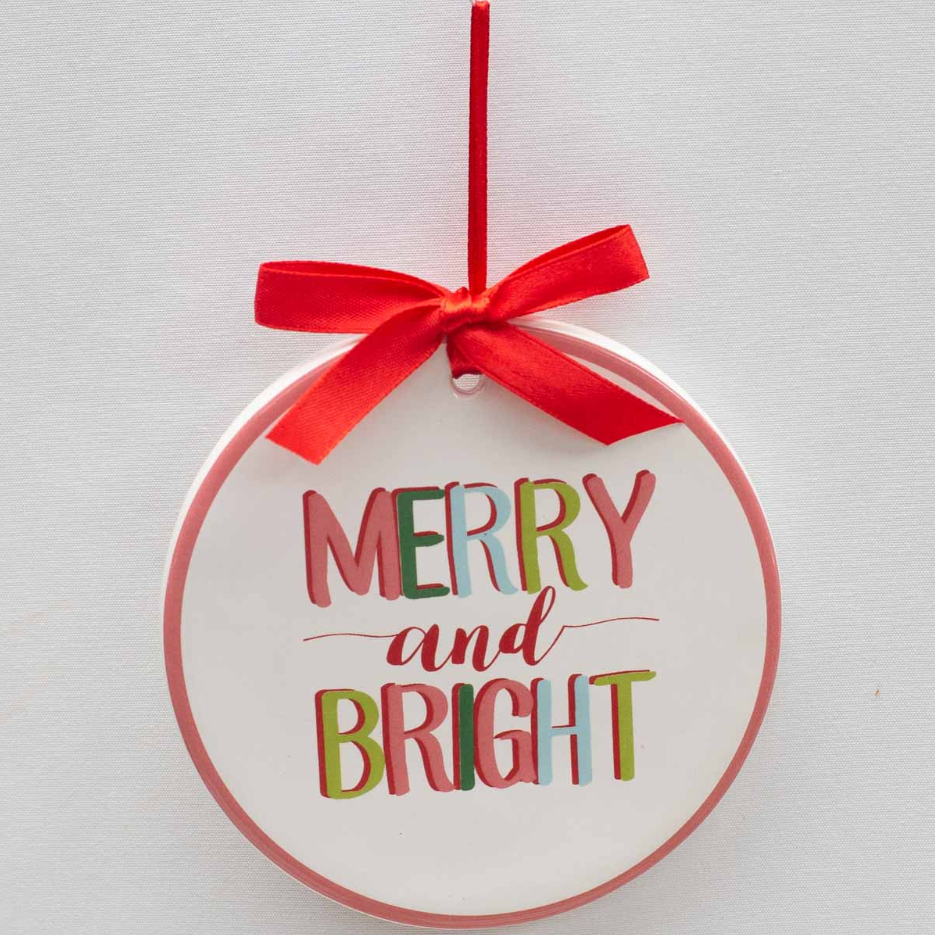 Merry and Bright Ornament