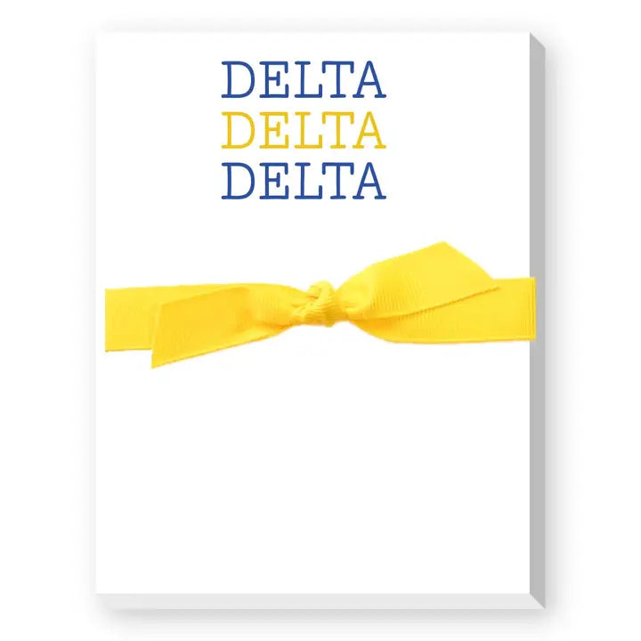 Mini DELTA DELTA DELTA Notepad