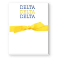 Mini DELTA DELTA DELTA Notepad