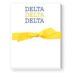 Mini DELTA DELTA DELTA Notepad
