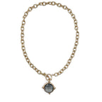 Belle Toggle Necklace Smoke