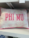Phi Mu Pillow