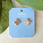 Deux Clover Studs