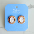 Ivory Luxe Studs