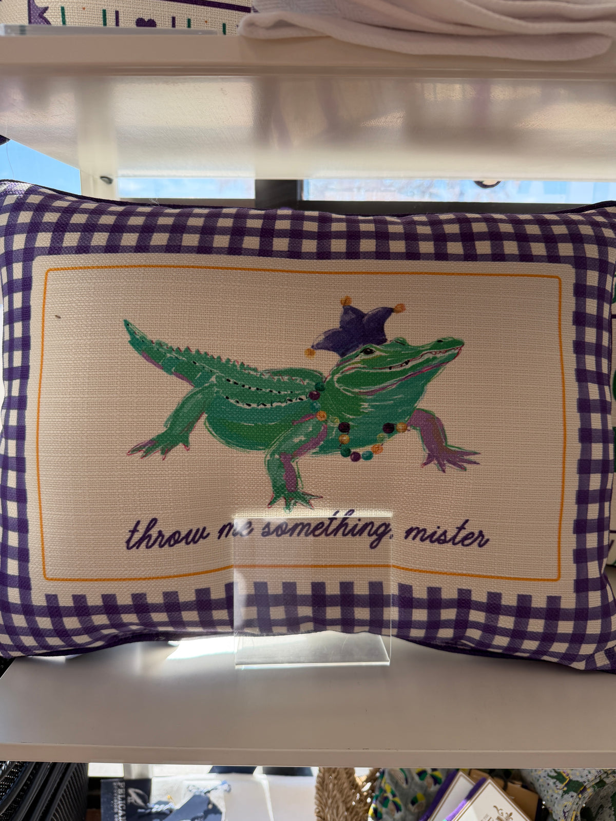 Throw Me Something Mister Pillow