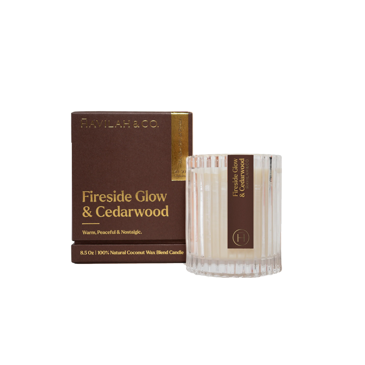 Fireside Glow & Cedarwood Candle