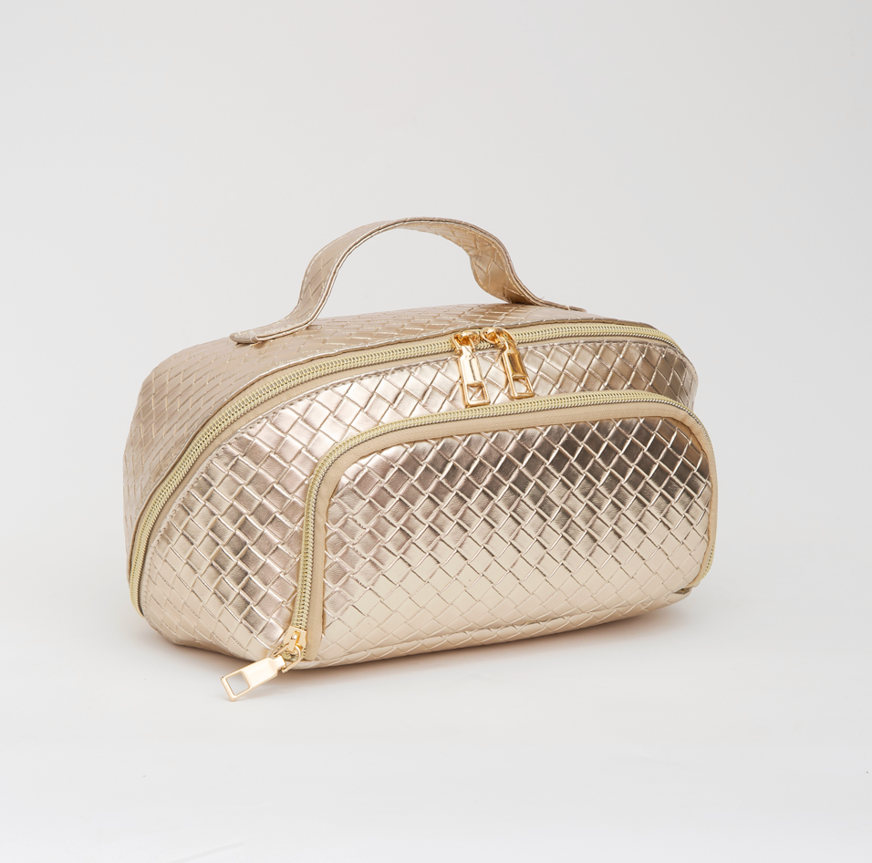 Getaway Cosmetic Bag Gold