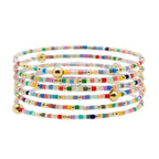Golden Confetti Bracelet Stack