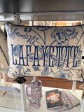 Lafayette Blue Victorian Pillow