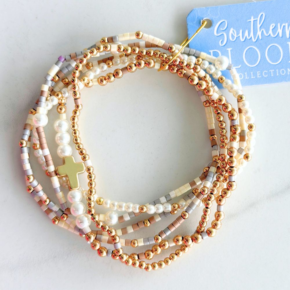 Layered in Grace Bracelet Smoke