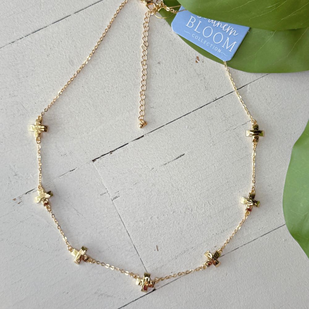 Modern Grace Station Necklace