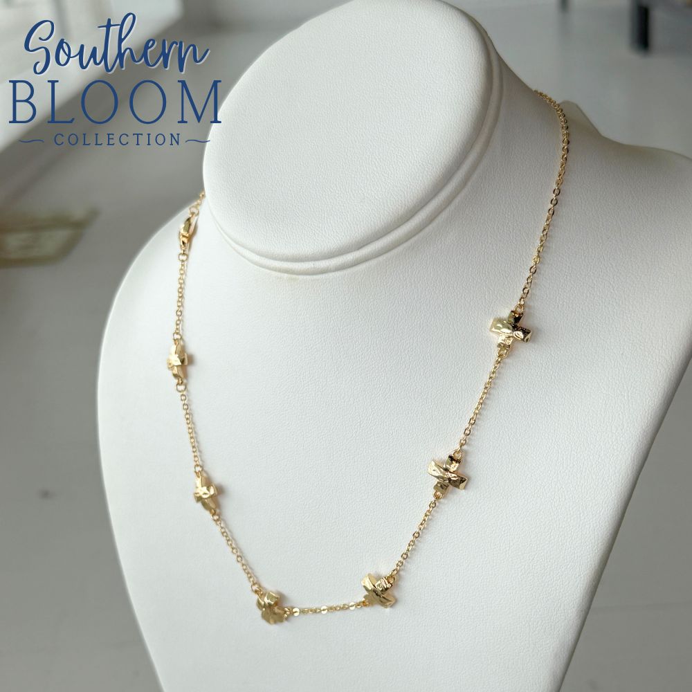 Modern Grace Station Necklace