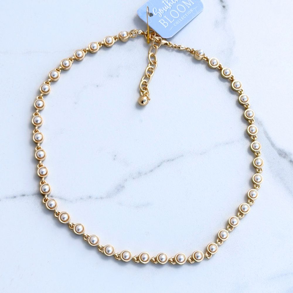 Claudette Pearl Necklace