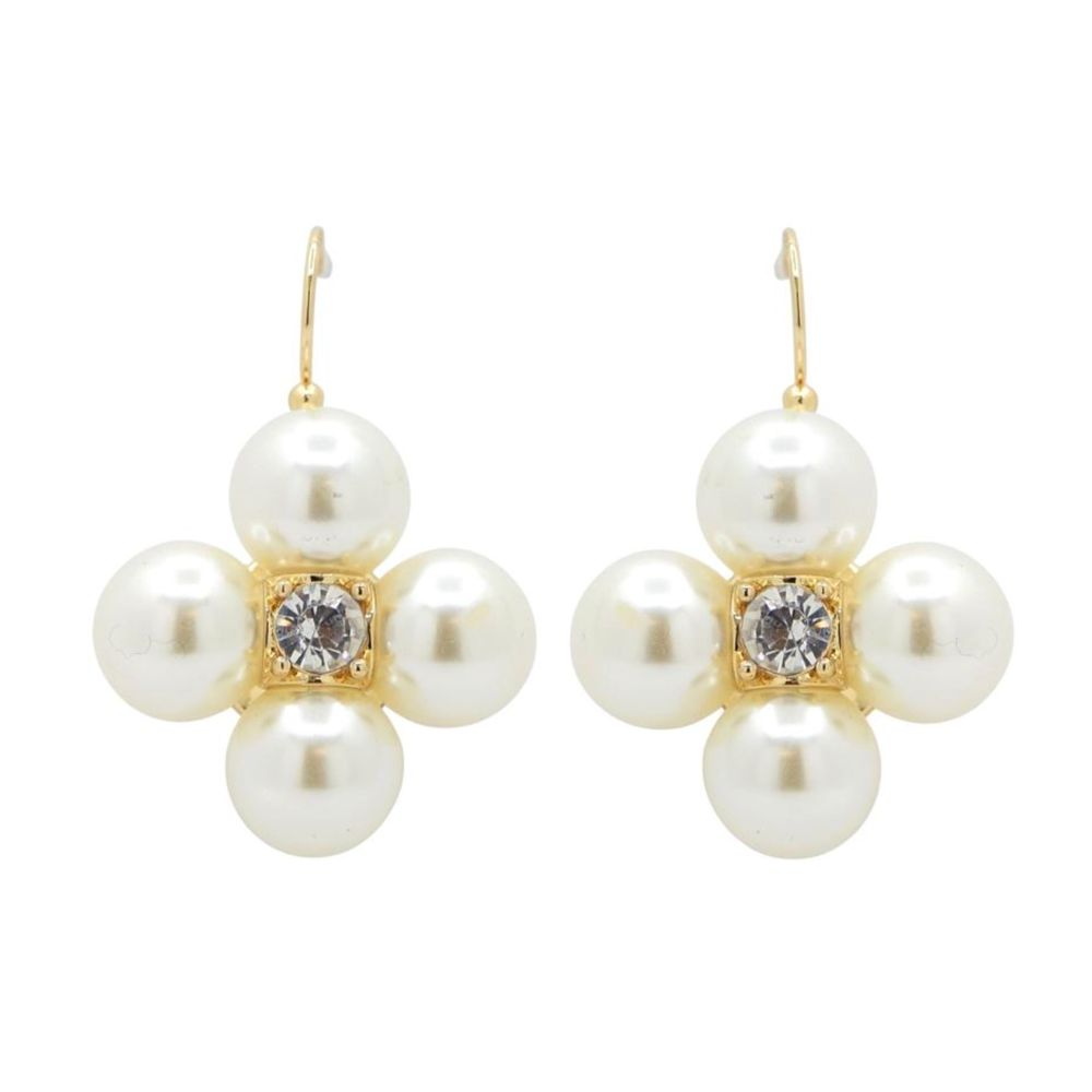 Pearl Petal Earrings