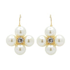 Pearl Petal Earrings