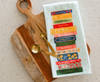 Book Stack Tea Towel