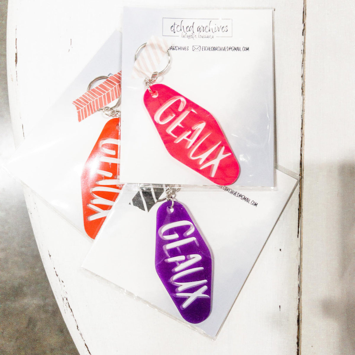 Geaux Keychain