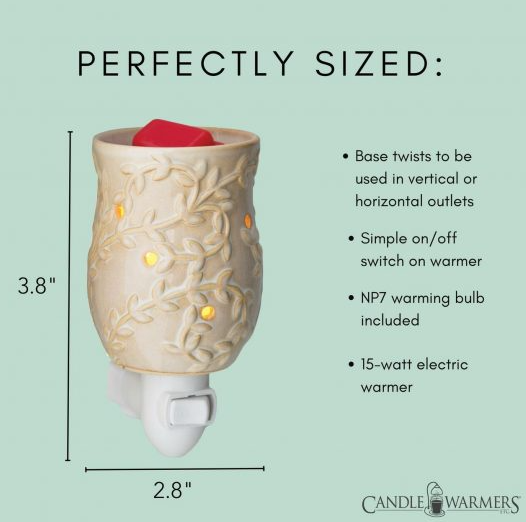 Pluggable Fragrance Warmer, Flora