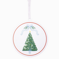 Waltz Tree Galvanized Ornament Multi 4"