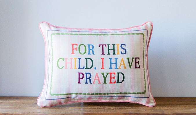 For This Child Pillow