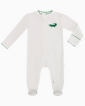 Embroidered Alligator Romper (0-3 months)