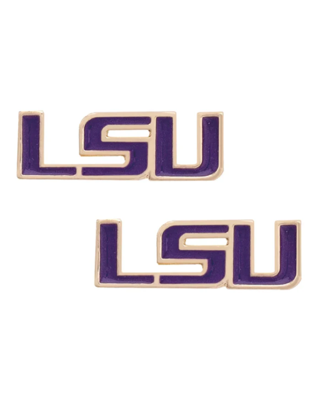 LSU Stud Earrings