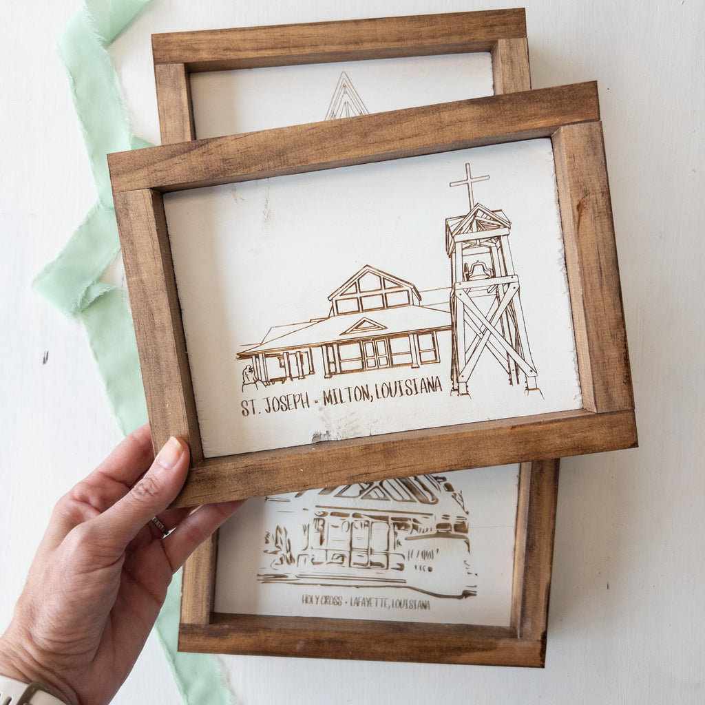 Little Churches, Small Sanctuary {framed}