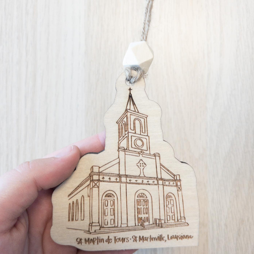 Little Churches {wood ornament}