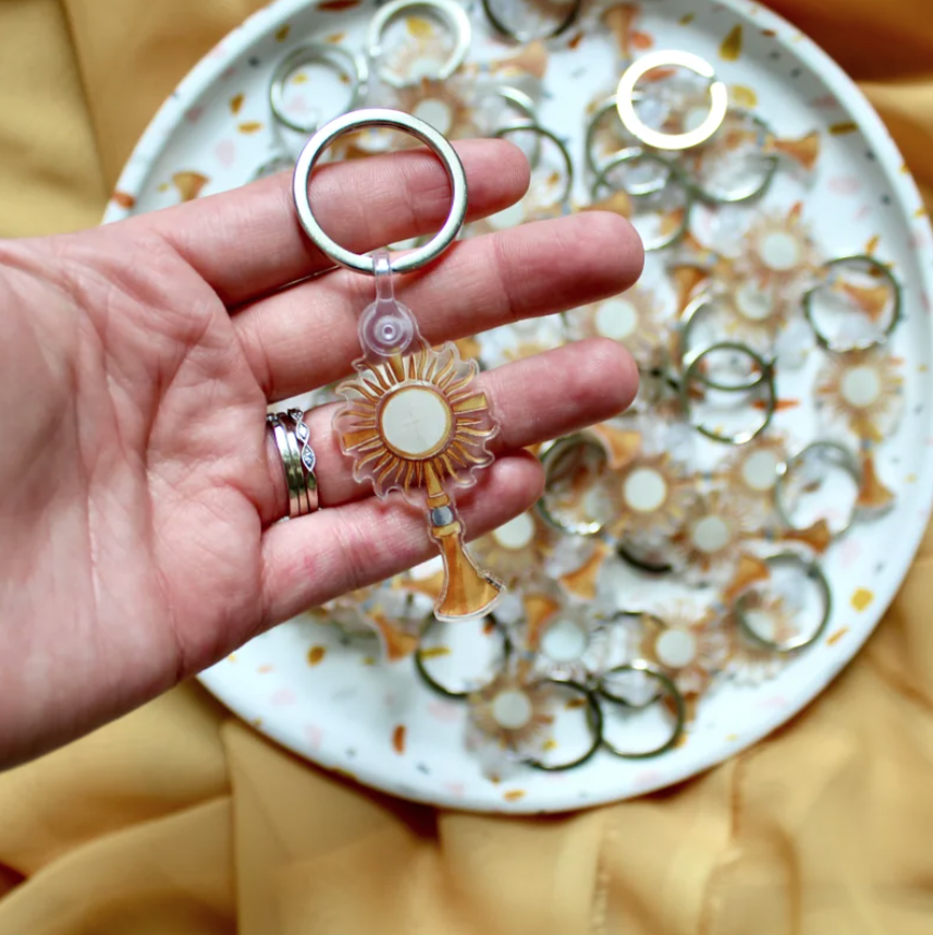 Monstrance Keychain