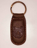 Leather Embossed Keychain