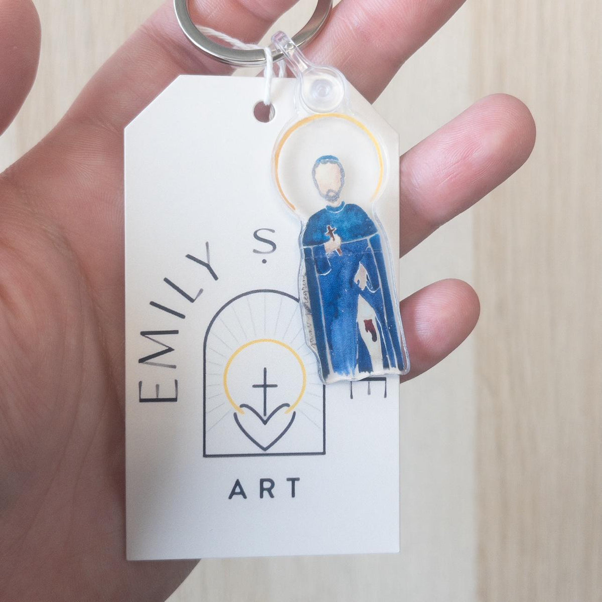 St. Peregrine Keychain