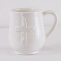 Cross Embossed Coffee Mug