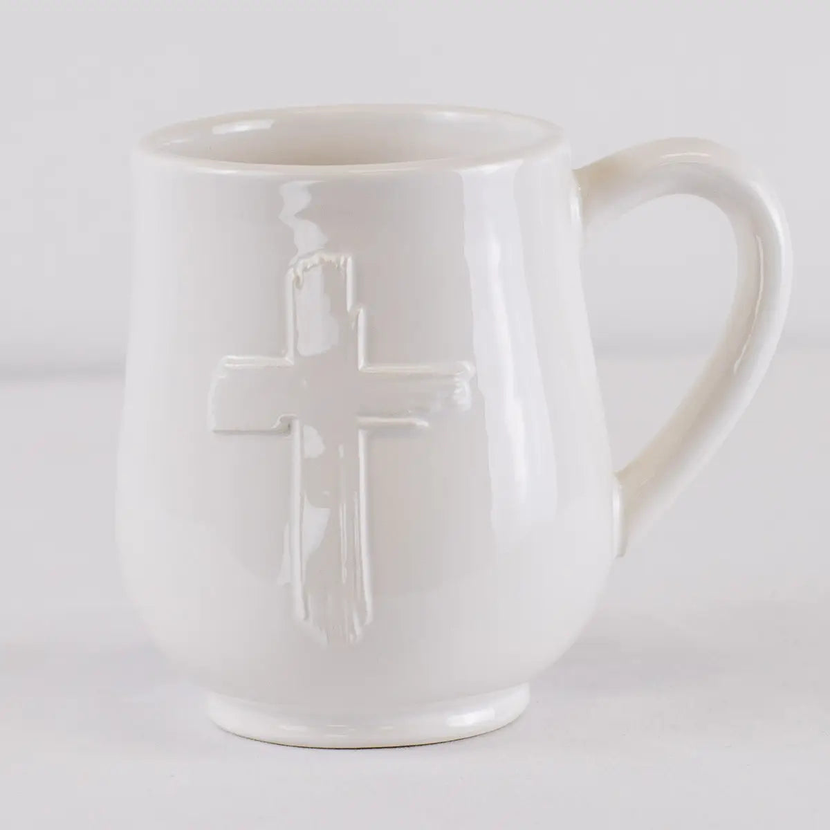 Cross Embossed Coffee Mug