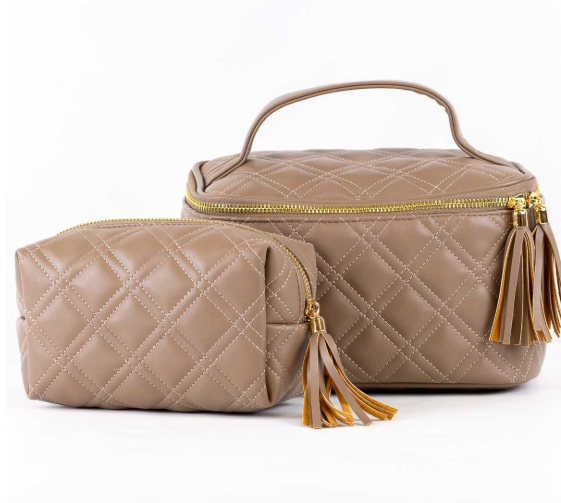 Brighton Quilted Train Case