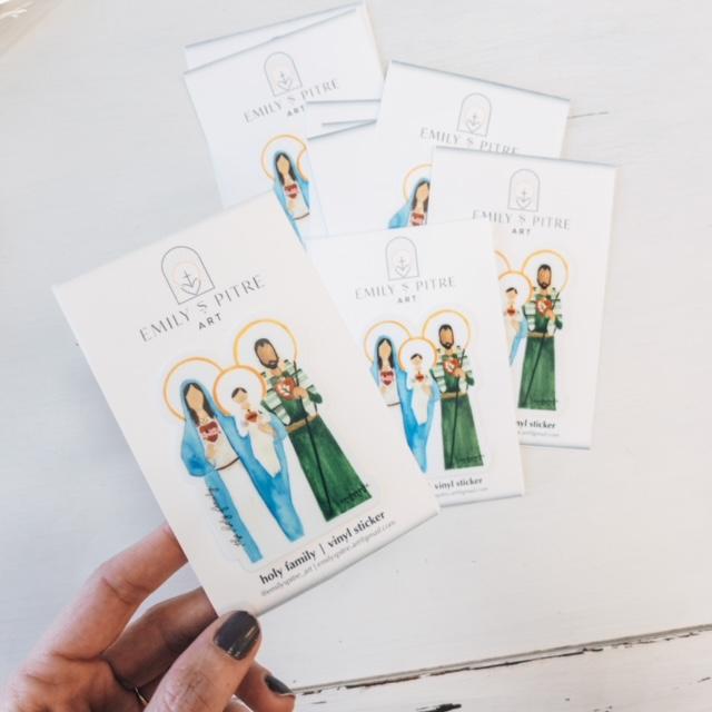 Holy Family Sticker