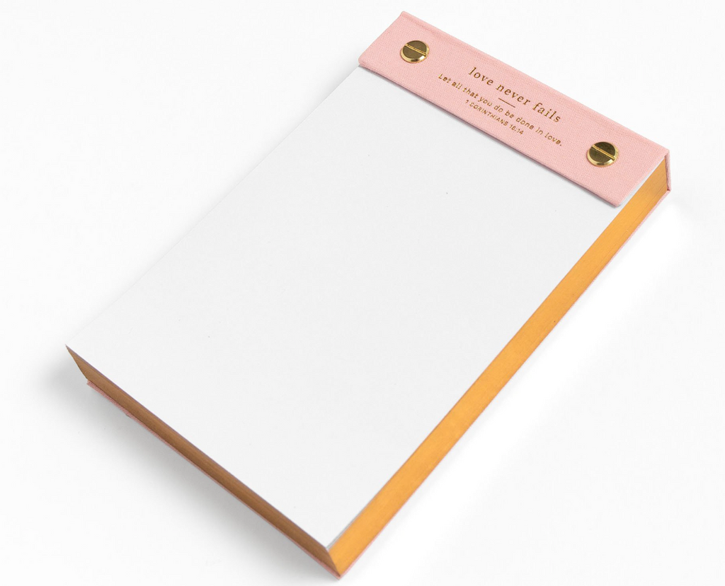 Love Never Fails Notepad