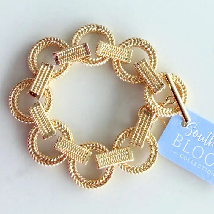 Golden Grove Toggle Bracelet