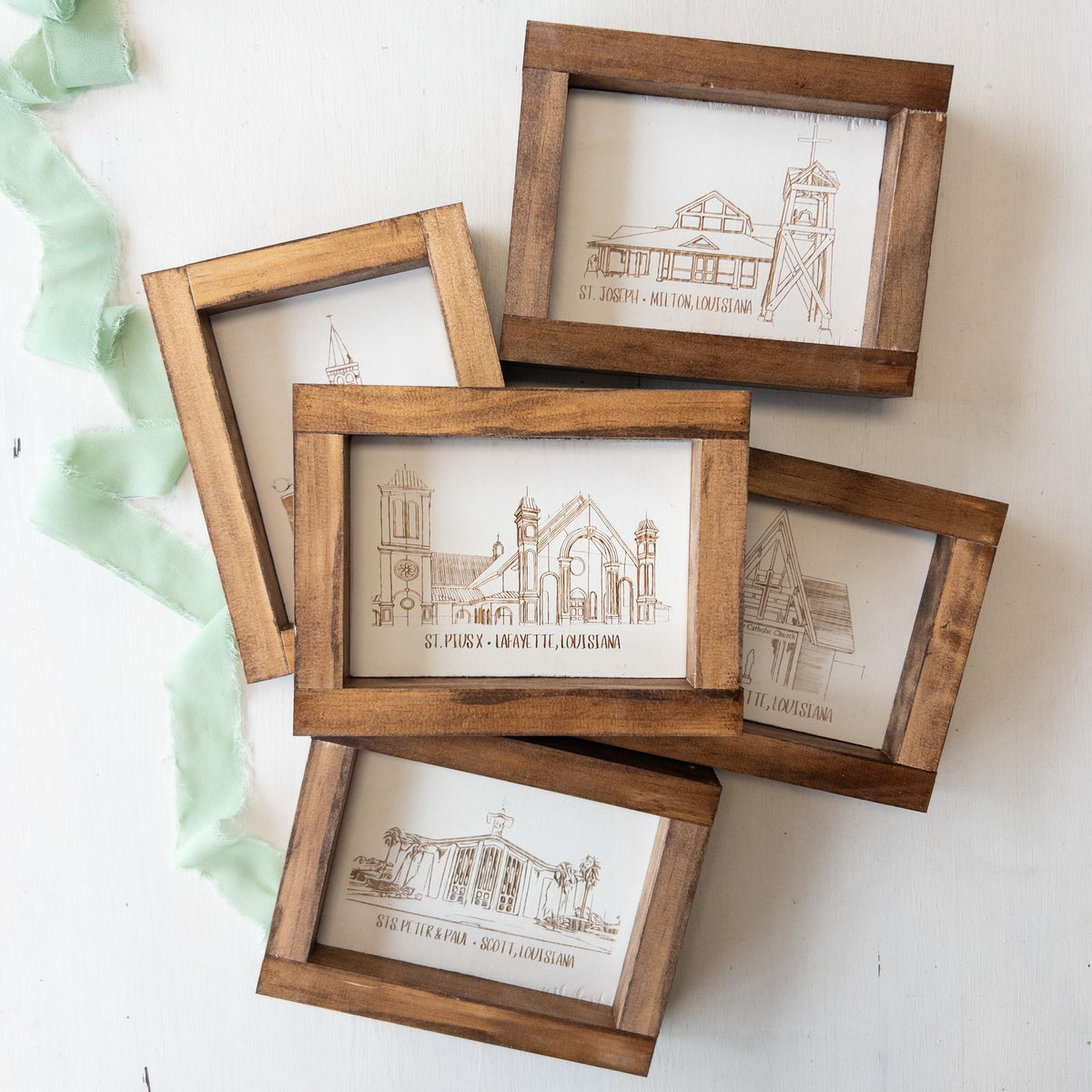 Little Churches, Mini Parish {framed}