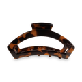 Open Hair Clip Medium Tortoise