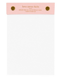 Love Never Fails Notepad