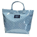 Lulu Mac Tote Bag Blue and Navy Polka Dots